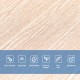 Самоклеющаяся декоративная 3D панель карамельное дерево 700x700x4мм (080) SW-00000560