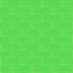 3D панель самоклеюча цегла Зелена 700х770х3мм (013-3) SW-00000639