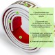 Молдинг 3000х50х6 мм Белый с золотом SW-00002688