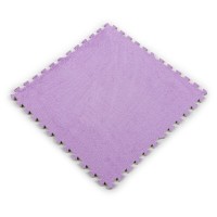 Підлога-пазл плюшевий ФІОЛЕТОВИЙ 60*60*1cm (D) SW-00002087