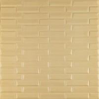 3D панель самоклеюча кладка жовто-пісочна 770х700х7 мм (032) SW-00000010