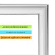 Молдинг 3000х20х8,5 мм Белый с серебром SW-00002674