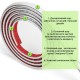 Молдинг 3000х20х8,5 мм Белый с серебром SW-00002674