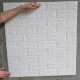 3D панель самоклеюча цегла Біла 700х770х3мм (001-3) SW-00000174