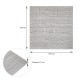 Самоклеящаяся 3D панель камень кофе 700х700х5мм (150) SW-00001352
