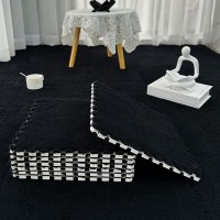 Пол-пазл плюшевый ЧЕРНЫЙ 30*30*1cm (D) SW-00002078