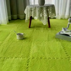 Підлога-пазл плюшевий САЛАТОВИЙ 30*30*1cm (D) SW-00002094