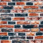 Самоклеящаяся 3D панель под серо-синий екатеринослав кирпич 700х770х3мм (48-3) SW-00001165