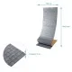 R017-2-20 Панель стеновая в рулоне 3D 700мм*19,6м*2мм серебро (D) SW-00002278