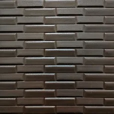Самоклеющаяся декоративная 3D панель кладка кофе 770х700х7 мм (035)