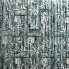 Самоклеющаяся декоративная 3D панель бамбуковая кладка серая 700x700x8.5мм (055) SW-00000092