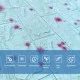 Самоклеящаяся 3D панель голубые одуванчики 700х770х4мм (322) SW-00001362
