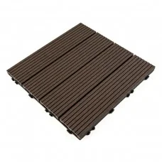 Композитная плитка WPC венге 30*30CM*2СM (D) SW-00001709
