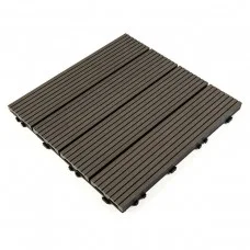 Композитная плитка WPC уголь 30*30CM*2СM (D) SW-00001713