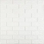 Панель стеновая 3D 700х770х2мм БЕЛЫЙ (D) SW-00001914