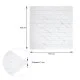 Панель стінова 3D marble square 700х770х3мм (D) SW-00002262