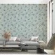 Панель стеновая 3D 700х770х4мм папоротник на сером фоне (D) SW-00001982